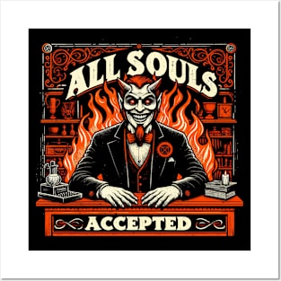 All Souls Accepted - Demonic Antique Store Posters and Art